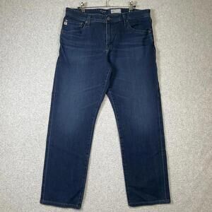 AG Adriano Goldschmied Women's Size 36x34 Medium Wash Blue Ankle Length Jeans